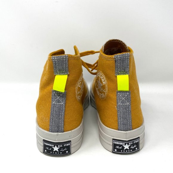 Converse Chuck Hi Saffron Canvas Yellow Sneaker Women’s - Picture 4 of 9